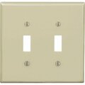 Spark 2 Gang Ivory Wallplate Switch SP3302180